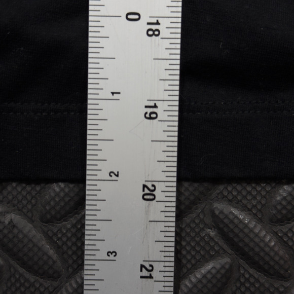 Chico's T-Shirt Top Women's XL Black 3/4 Sleeve Rhinestone Rasia Sparkle Stretch - Picture 6 of 6